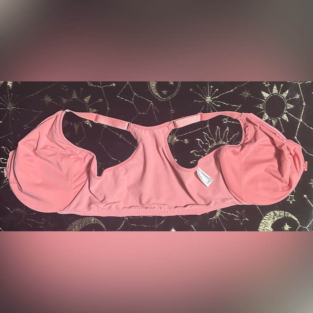Glamorise Soft Pink Racerback Bra - Picture 4 of 6